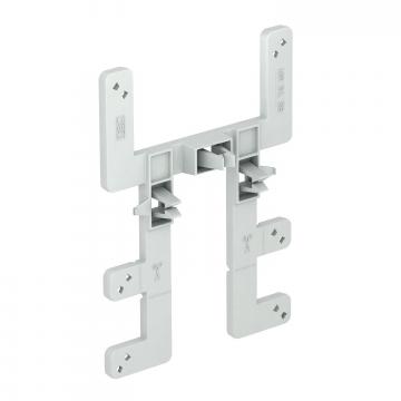 Support de fixation pour boîtes de dérivation sur chemin de câbles en treillis