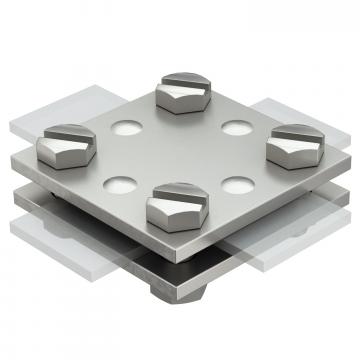 Raccord en croix DIN pour conducteur plat A4