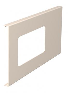 Couvercle pour boîtier d'appareillage double pour goulottes WDK, hauteur de goulotte 150 mm