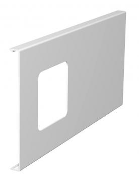 Couvercle pour boîtier d'appareillage simple pour goulottes WDK, hauteur de goulotte 150 mm