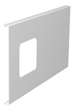 Couvercle pour boîtier d'appareillage simple pour goulottes WDK, hauteur de goulotte 170 mm
