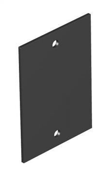 Plaque de support d'appareillage Telitank T4B, pleine