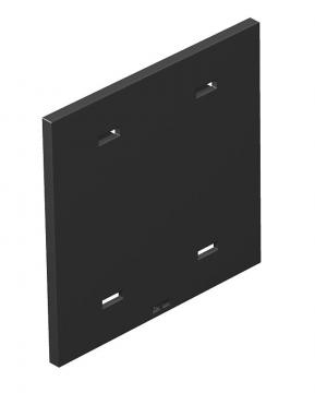 Plaque de support d'appareillage Telitank T4L/T8NL, pleine