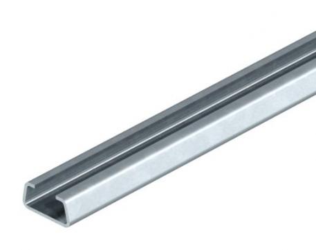 Rail profilé CL2512, ouverture de 11 mm, non perforé 2000 | 25 | 12 | 1,5 | Acier | galvanisé à chaud par trempage | 