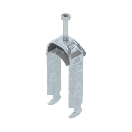 Bride de fixation 2056 pied H, double, plaque de pression en matière plastique, FT