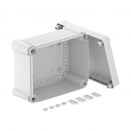 Boîtier non équipé X 16 227x177x110 |  | IP67 | gris clair; RAL 7035