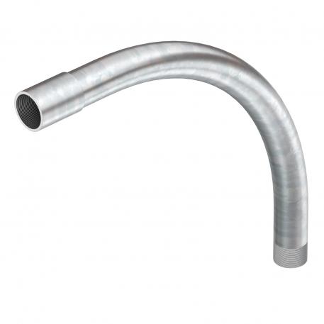 Coude en acier galvanisé, fileté M16x1,5