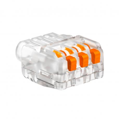 Borne à fiche universelle, 3 pôles