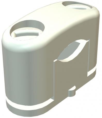 Collier SOM, simple 22 | 34 | gris clair; RAL 7035