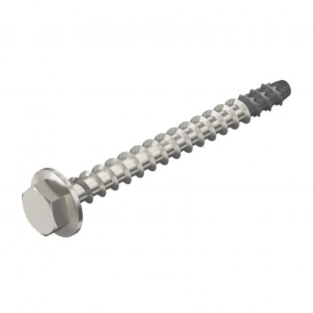 Vis d'ancrage hexagonale MMS-plus SS 12x120, avec rondelle pressée, en acier inoxydable A4 120 | 12x120 | 10 | 22 | 15 | hexagonale