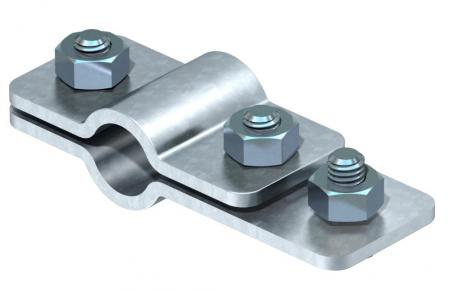 Bride de raccordement pour piquet de terre et conducteur plat FT 20