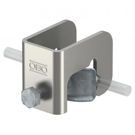 Borne de terre VARIO pour grands aciers d'armature  | FL30x3-4mm / Rd 10 x Rd 16-37 | 