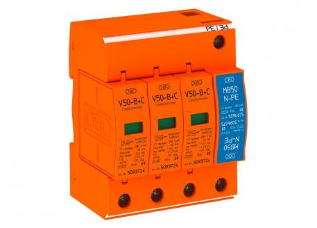 Parafoudre et parasurtenseur 1 pôle + NPE