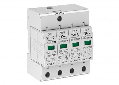 Parafoudre à 4 pôles 550 V