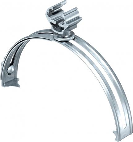 Porte-conducteur de toiture pour tuile faîtière, 185-260 mm, pour Rd 8-10 mm, A2