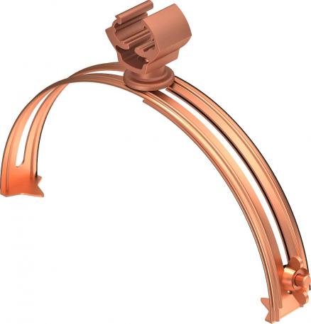 Porte-conducteur de toiture pour tuile faîtière, 185-260 mm, pour Rd 8-10 mm, CU