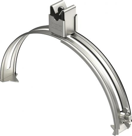 Porte-conducteur de toiture pour tuile faîtière, 185-260 mm, pour Rd 8 mm, A2