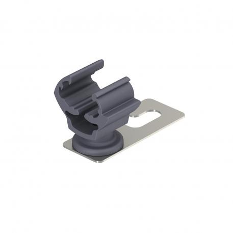 Porte-conducteur pour toit en tuile, ardoise ou bardage métallique, pour Rd 8-10 mm