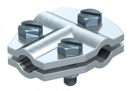 Raccord en Té pour Rd 8-10 mm, à trois fois vissé FT