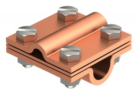 Raccord en croix avec plaque intermédiaire pour Rd 8-10 x Rd 16 Cu Rd 8-10 x 16 | 