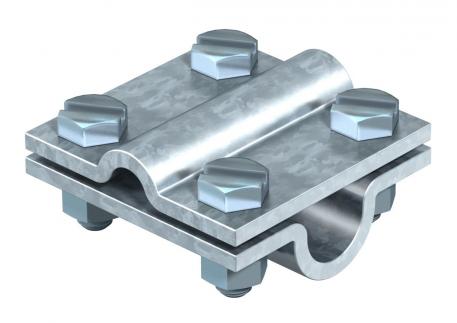 Raccord en croix pour Rd 8-10 mm x Rd 16 Rd 8-10 x 16 | galvanisé à chaud par trempage