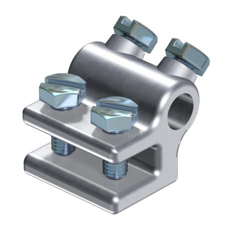 Pince de serrage sur IPN avec borne, serrage 14 mm  | Fonte d’acier