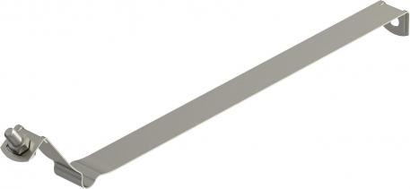 Collier pour descente de gouttière, pour pose de Rd 8-10 mm derrière la gouttière A2  | acier inoxydable 1.4301