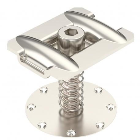 Borne intermédiaire à ressort pour montage de module PV