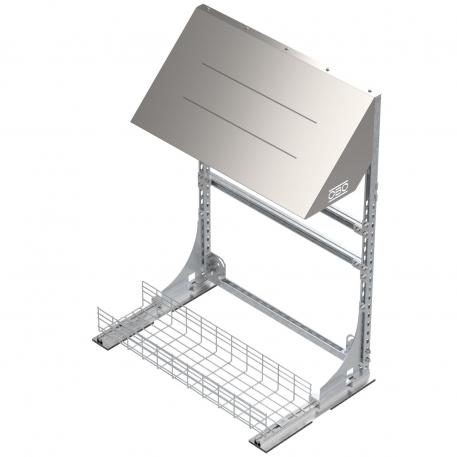 Inverter frame, free-standing. 
