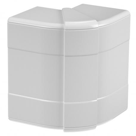 Cache angle extérieur, pour goulotte d’appareillage Rapid 45-2 type GK-53100 gris clair; RAL 7035