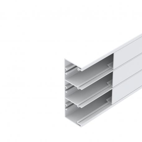Rapid 45-2 device installation trunking, trunking width 160, trunking height 53 2000 | blanc pur; RAL 9010