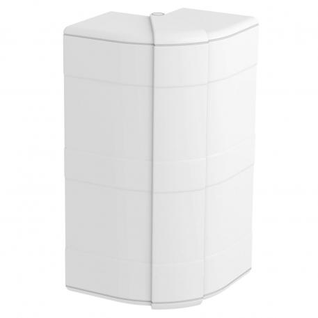 Cache angle extérieur, pour goulotte d’appareillage Rapid 45-2 type GK-53165 blanc pur; RAL 9010