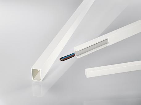 Goulotte de distribution MKS 16, largeur de goulotte 25 3000 | 25 | 16 | blanc pur; RAL 9010