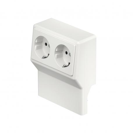 Support d'appareillage SL2GT5070  blanc pur; RAL 9010