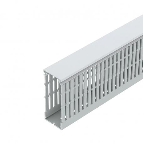 Goulotte de câblage, type LK4H N 10040 2000 | 40 | 100 | Perforation au fond | gris clair; RAL 7035