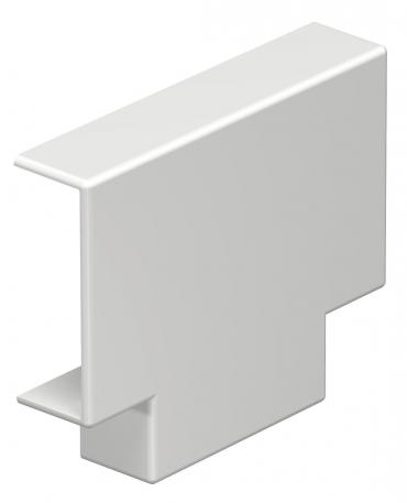 Couvercle de pièce en T, pour goulotte de type WDK 10030 55 | 44 | 30 | blanc pur; RAL 9010
