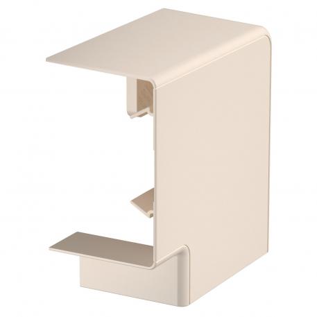 Cache angle plat, pour goulotte d'appareillage Rapid 80, type 70110 118 | 73 | blanc crème ; RAL 9001