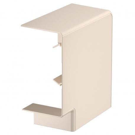 Cache angle plat, pour goulotte d'appareillage Rapid 80, type 70130 138 | 73 | blanc crème ; RAL 9001