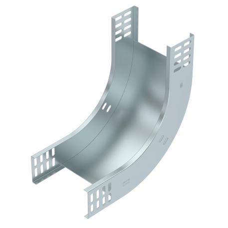 Coude vertical à 90°, concave 60 FS 150 | Acier | galvanisé par bande | zinc