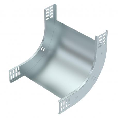 Coude vertical à 90°, concave 60 FS 300 | Acier | galvanisé par bande | zinc