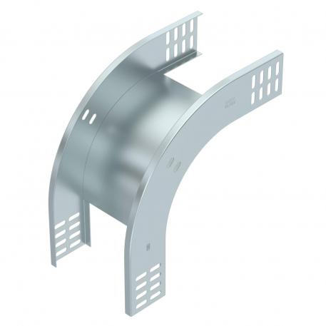 Coude vertical à 90°, convexe 60 FS 150 | Acier | galvanisé par bande | zinc