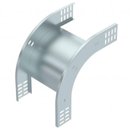 Coude vertical à 90°, convexe 60 FT 400 | Acier | galvanisé à chaud par trempage | zinc