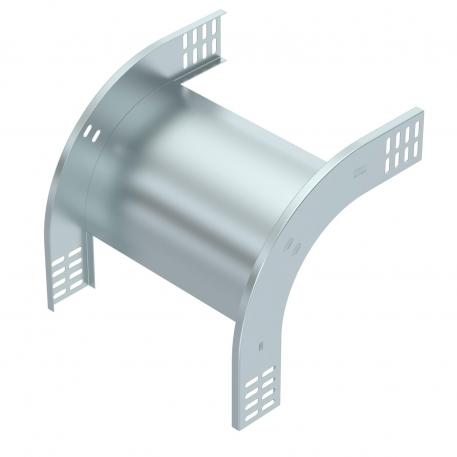 Coude vertical à 90°, convexe 60 FS 300 | Acier | galvanisé par bande | zinc