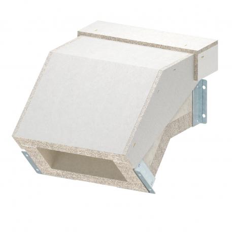 Falling vertical bend for PYROLINE® Con S BSKH09-K1021 fire protection duct 338 | 210 | 195 | 105 | 226