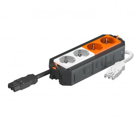 UTC4 W avec 2+2 prises de courant à contact de protection