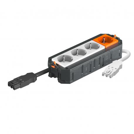 UTC4 W avec 3+1 prises de courant à contact de protection