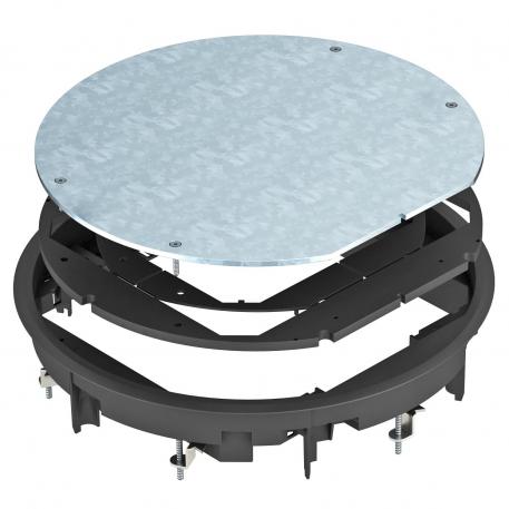 Trappe d'inspection ZESR9 5 | 12 | R9 | noir graphite ; RAL 9011