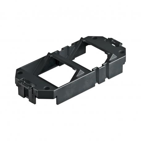 Support de montage pour prises de raccordements informatiques, longueur du système 165 mm