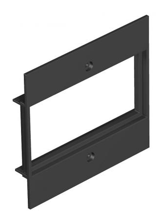 Plaque de support d'appareillages Telitank T12L, ouverture de montage pour Module 45®