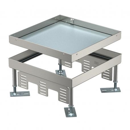 Cassette réglable en hauteur pour trappe d'inspection, RKN, taille nominale 9, 3e génération, acier inoxydable